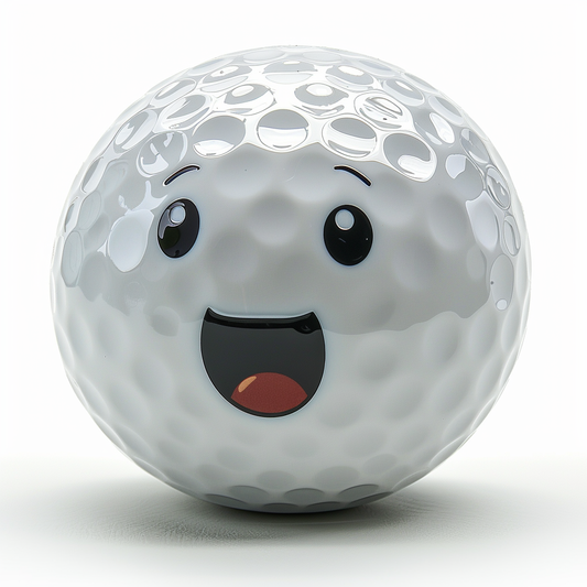 Joyful Golf Mochi Ball smileymoji Toy